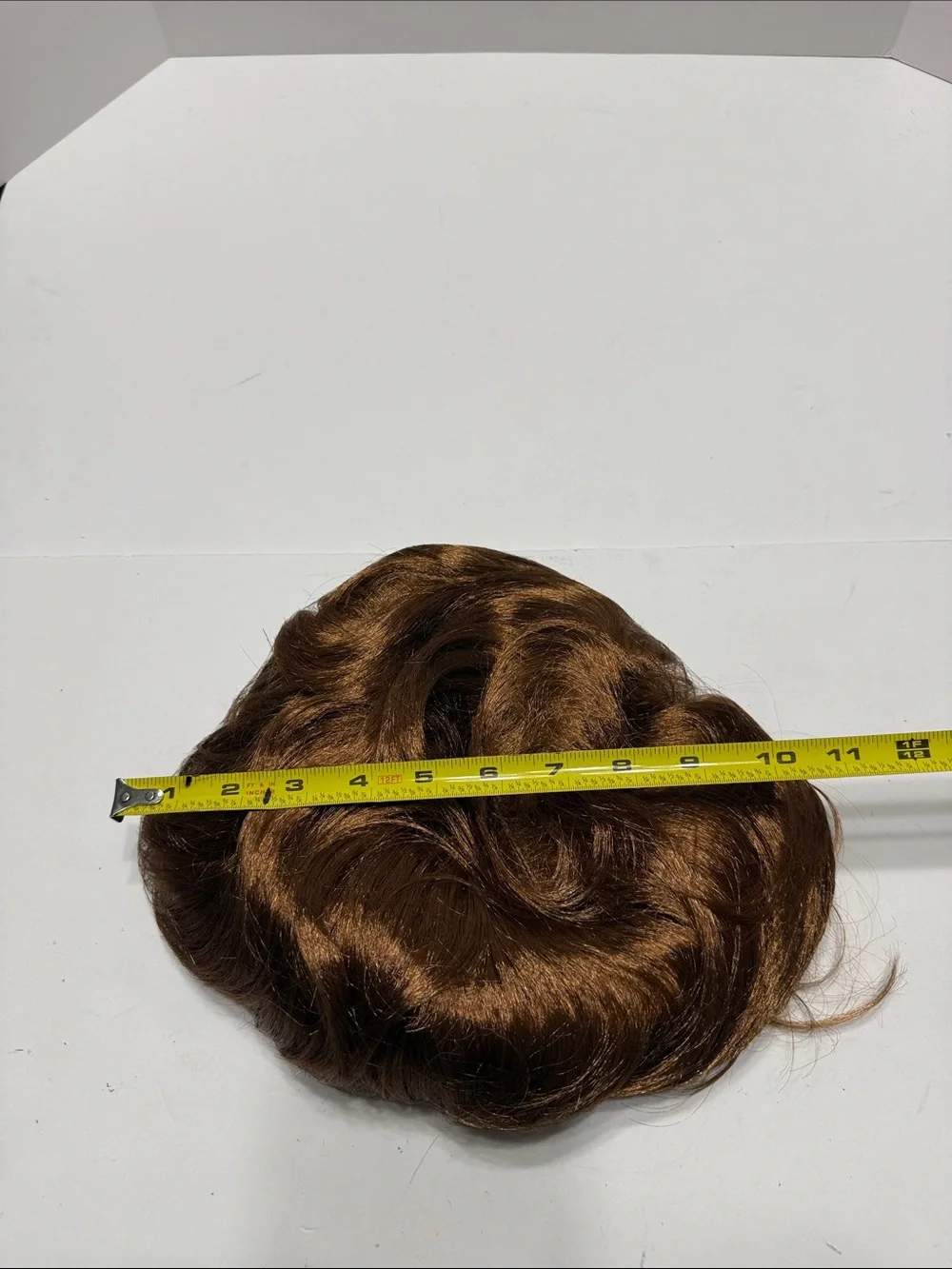 Brown Costume Wig with Black Glasses and Accessories